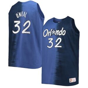 Orlando Magic Shaquille O'Neal Mitchell & Ness Cotton Big & Tall Tank Top 5XL